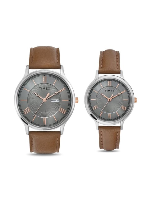 Timex TW00PR300 Analog Watch Combo for Couple