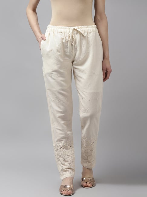 CREAM COTTON CARGO PANTS – Summer Wren