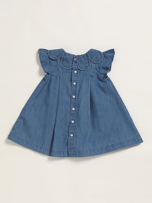 Buy CHILDKRAFT Baby Girls Pinafore Denim Dress With T-Shirt_(Denim)_(Size-2/3  Yrs)-5555 at Amazon.in
