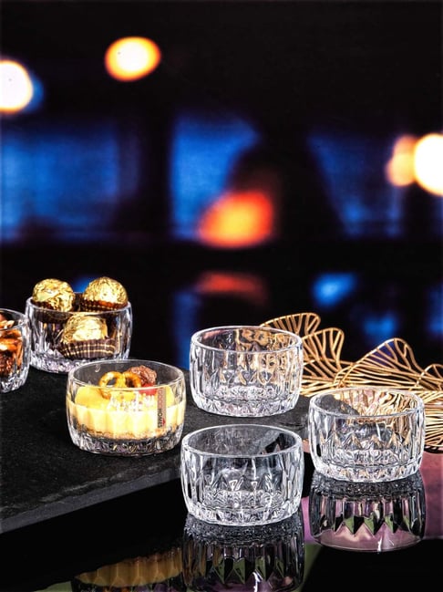 Goodhomes Transparent Glass Bowl (0.13 L) - Set of 6-picture-33