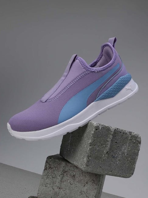 Puma slip ons purple kids online