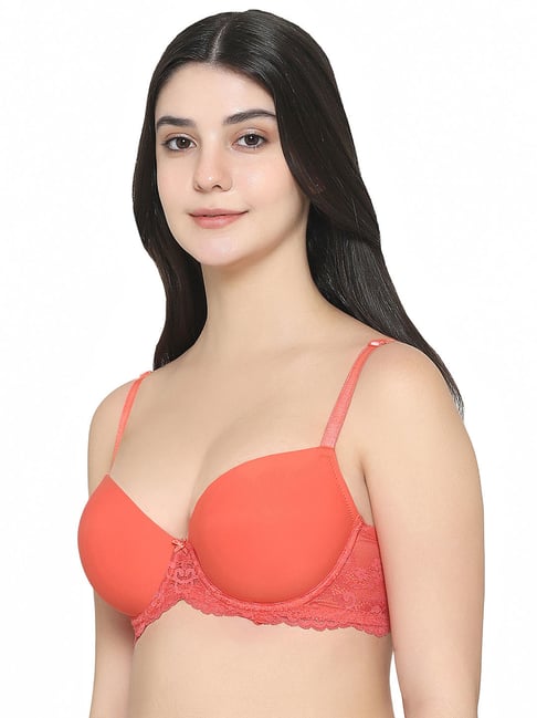 La Vie En Rose Beige Balconette Bra