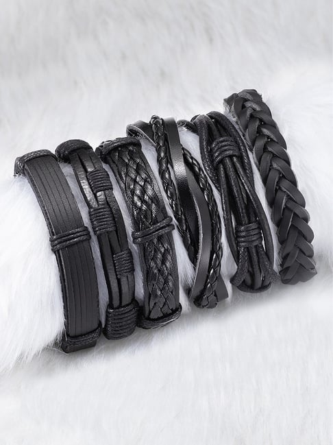 Mens Leather purchases Braided Combo Bracelet