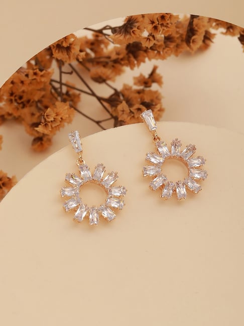 Contemporary hot sale drop earrings