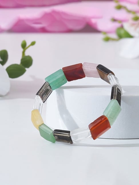 Multicolor Onyx Gemstone Beaded Bracelet BS-1092 – Online Gemstone &  Jewelry Store By Gehna Jaipur