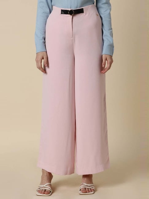Buy Raey Relaxed Ramie And Cotton-blend Tailored Trouser 4 Uk - Light Pink  At 55% Off | Editorialist