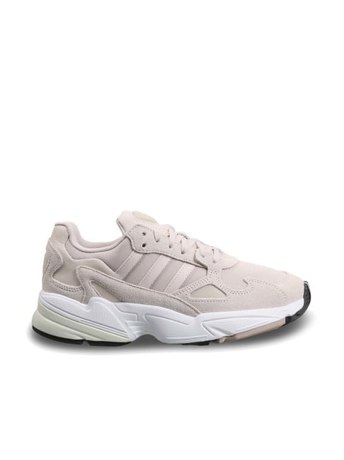 Adidas falcon 2025 dames beige