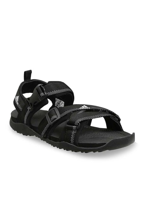 Adidas Men's NU GLADI Black Floater Sandals