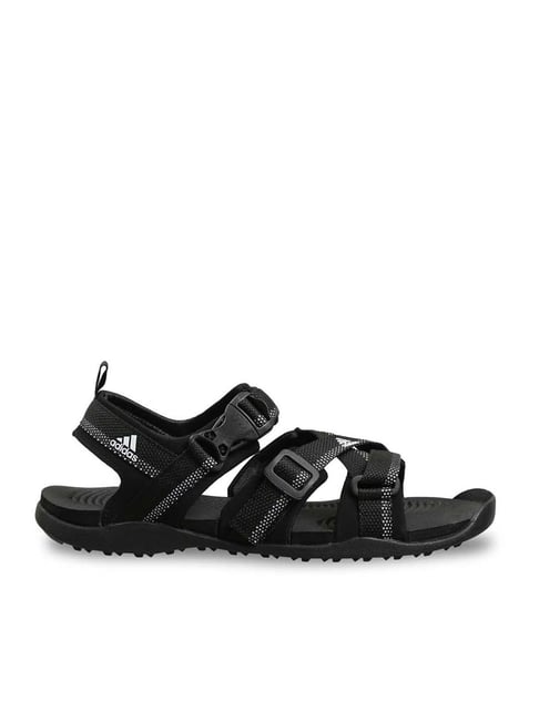 Adidas gladi black floaters on sale