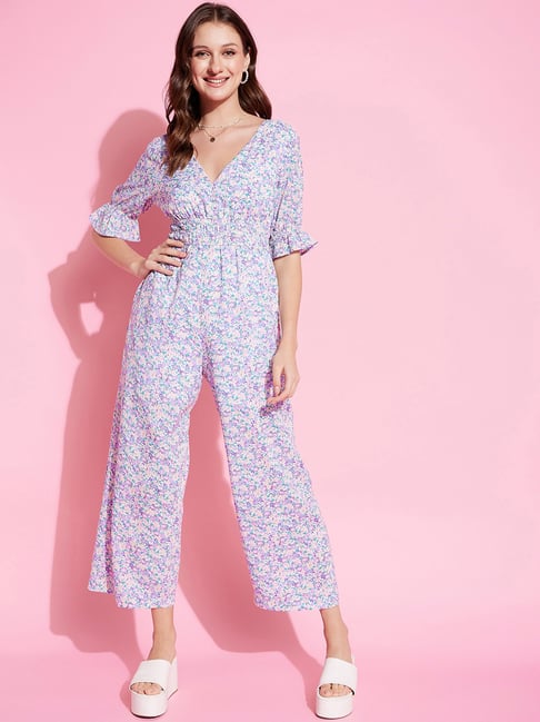 Buy KASSUALLY Multicolor Floral Print Jumpsuit for Women Online
