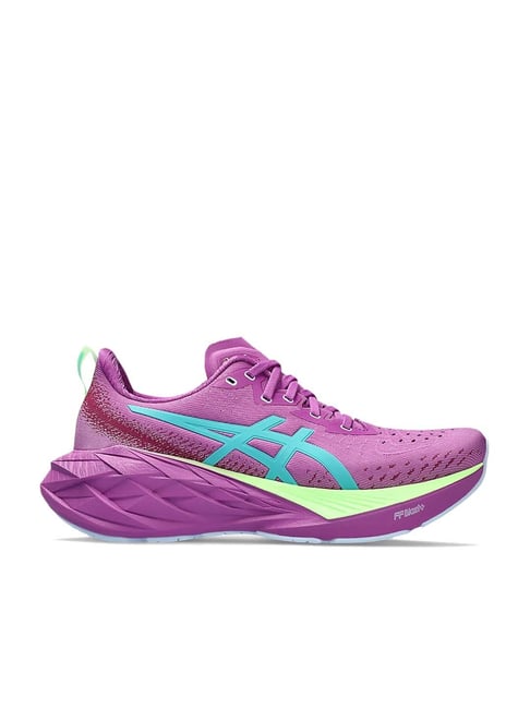 Asics purple hot sale shoes