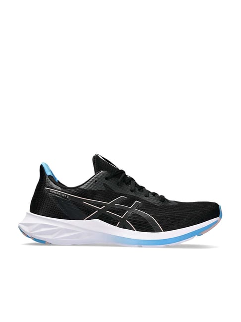 asics men's versablast 3 black running shoes