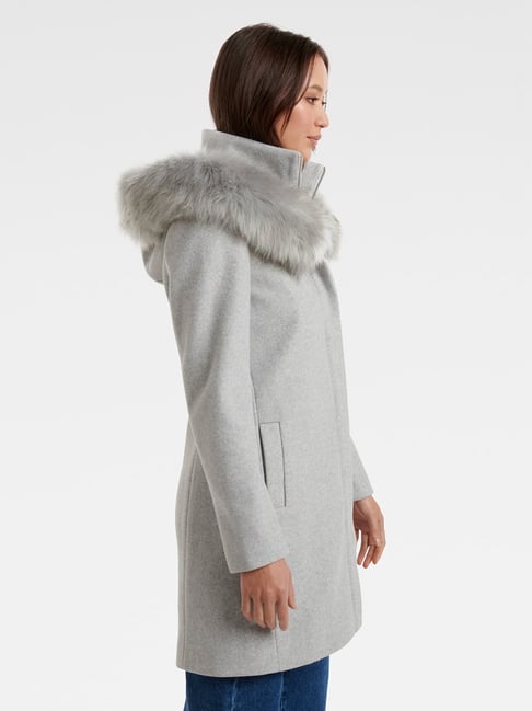 Buy Forever New Grey Coat for Women's Online Tata CLiQ - Main Image