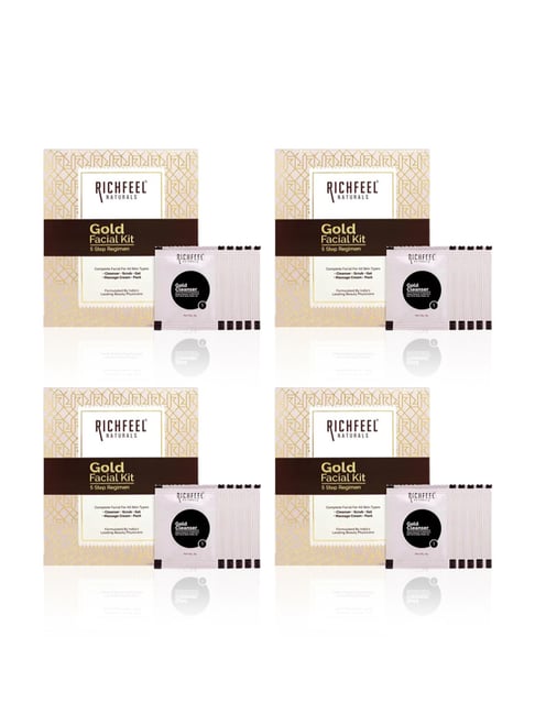Richfeel Gold Facial Kit - Pack of 4