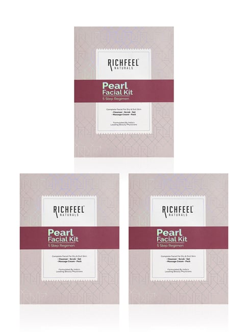 Richfeel Pearl Facial Kit - Pack of 3