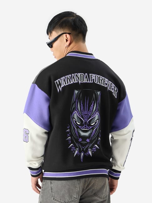 Roots of Black Panther Bomber Jacket White