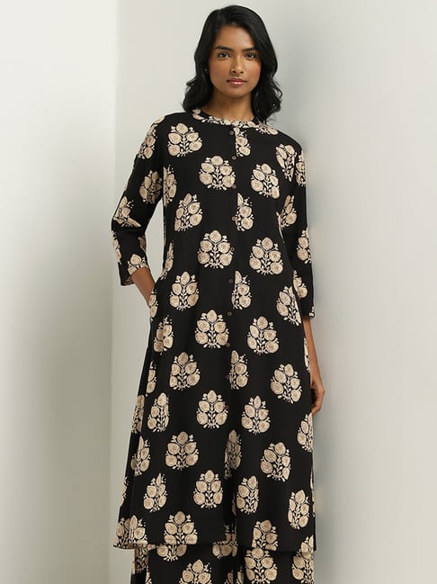 Buy Utsa by Westside Green Printed Kurti for Online @ Tata CLiQ