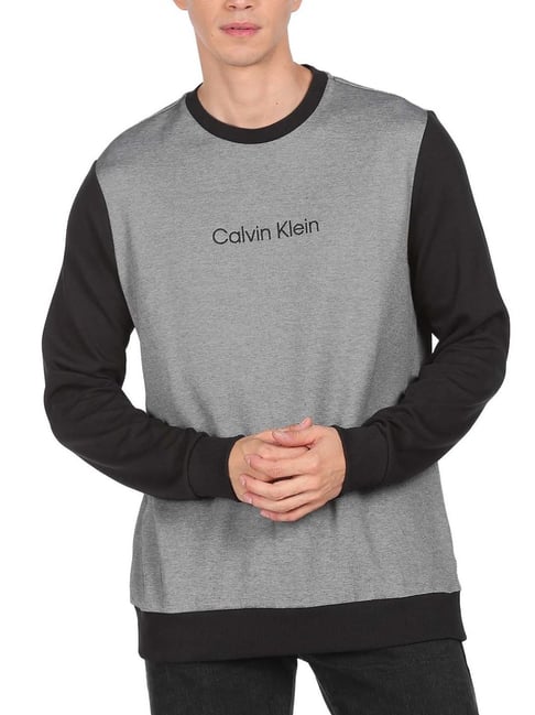 Calvin klein colour block sweatshirt sale