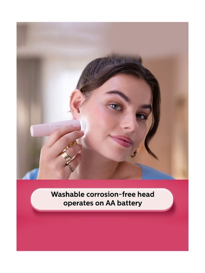 Buy Philips Women BRR454/00 Facial Hair Remover with 360 Degree  Hypoallergenic Head - Pink Online in India
