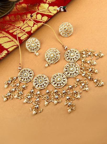 Flipkart.com - Buy BEAUTY BURST Gold Plated 5 Step Jhumka Earring Set for  Girls & Women Alloy Jhumki Earring Online at Best Prices in India