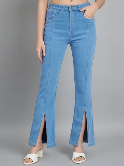 Buy Kraus Jeans Women Flared High Rise Light Fade Jeans - Jeans for Women  22571094 | Myntra