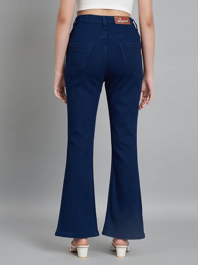 Women's Denim Solid Bell Bottom Jeans at Rs 1500