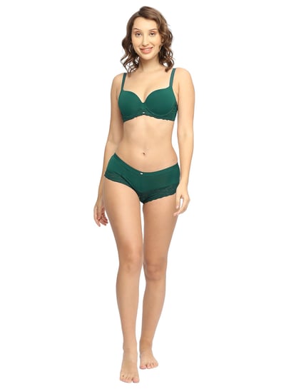 78% OFF on Modern Form Green Bra & Panty Sets on Snapdeal