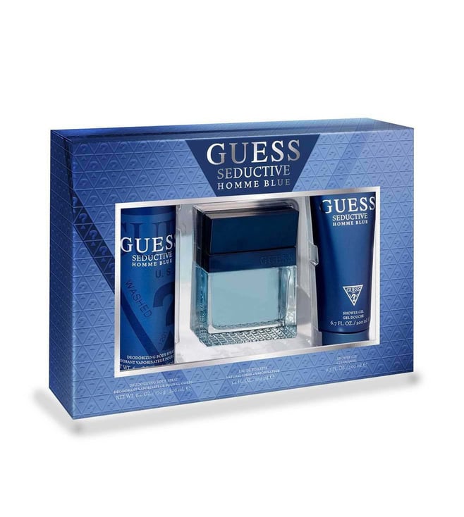 Guess blue outlet homme