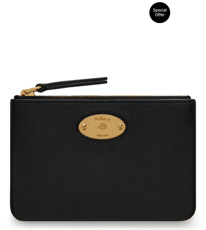Mulberry Darley Cosmetic Pouch Scg - Black | Editorialist