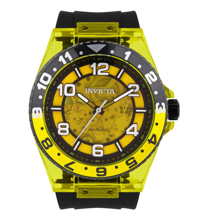 Invicta yellow sale face watch