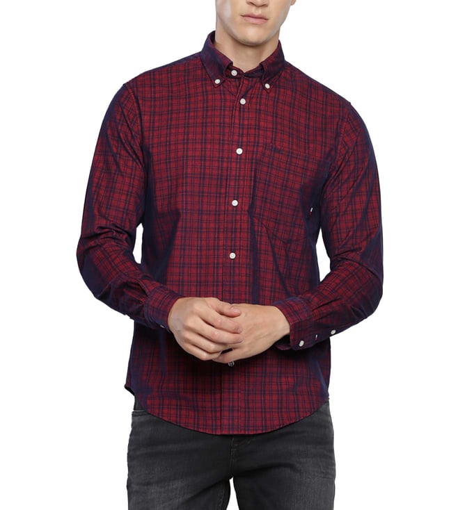 Kant Camouflage Print Slim Fit Shirt