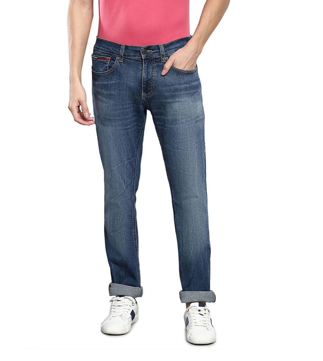 Wrangler Navy Blue Solid Mid Rise Slim Fit Jeans at Rs 2699/piece