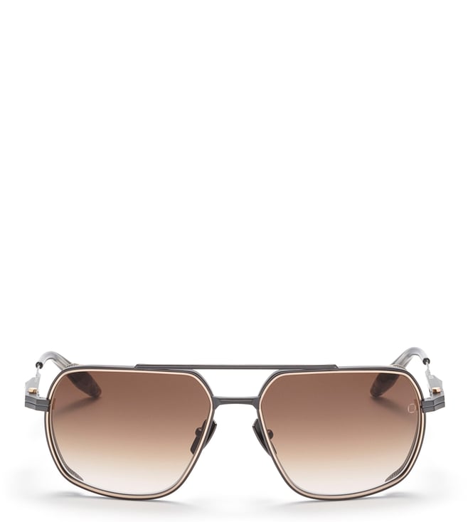 AK Akoni Pathfinder AKS503C59 Brown Aviator Unisex Sunglasses