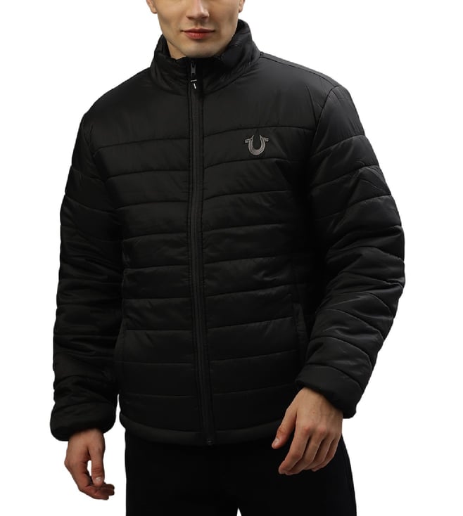 Buy True Religion Black Fashion Regular Fit Puffer Jacket for Men Online @ Tata  CLiQ Luxury