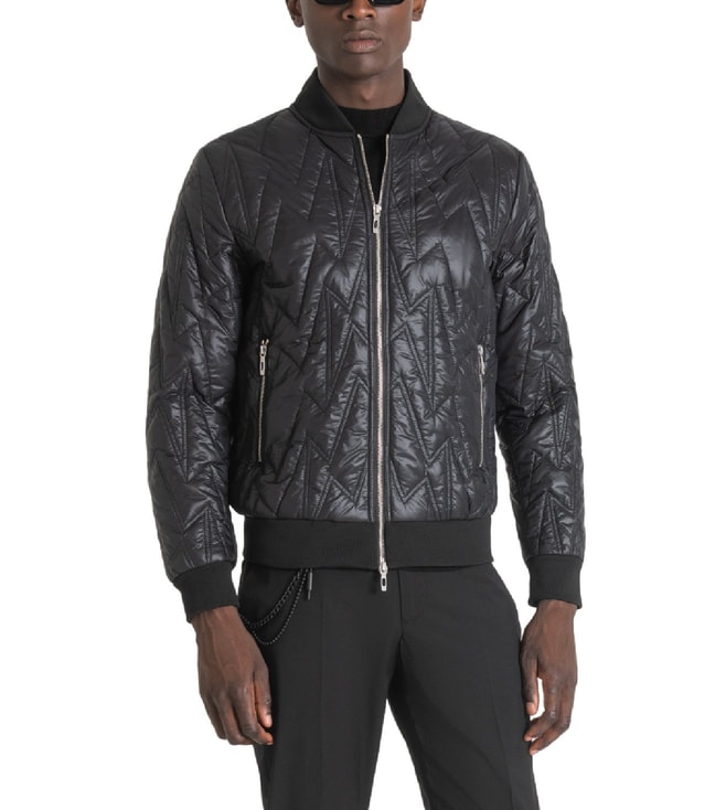Antony Morato Black Fashion Regular Fit Quilted Jacket