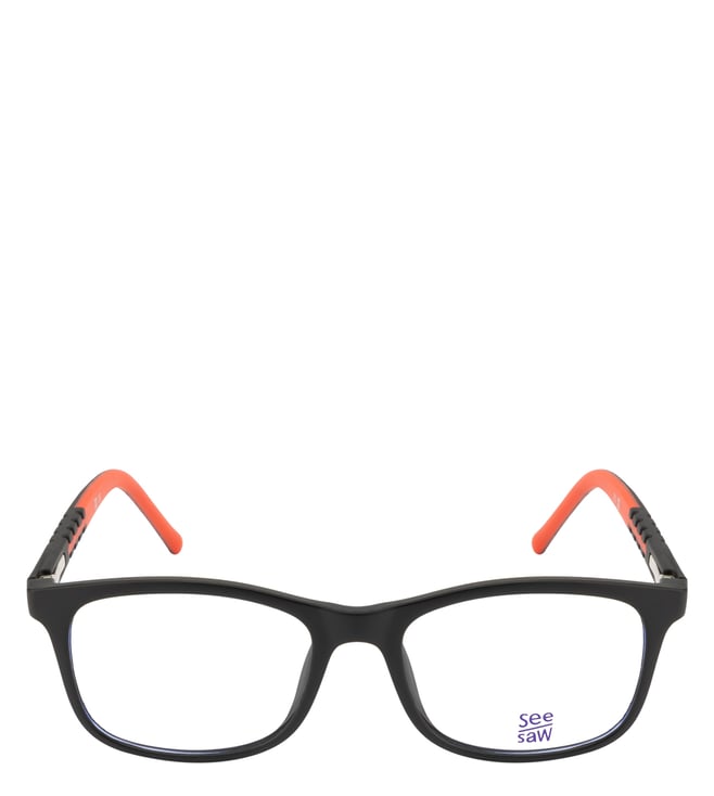 SeeSaw SS3007C147/16 Black Rectangular Eye Frames for Kids