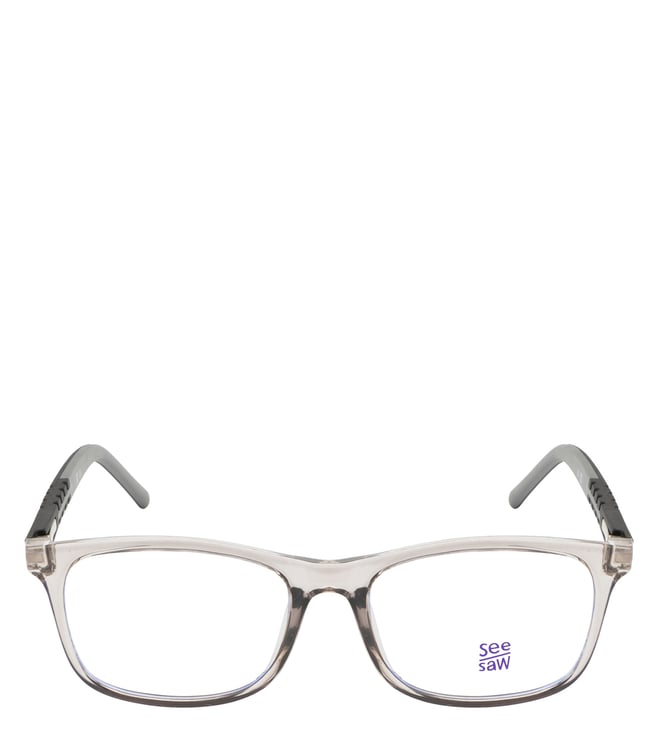 SeeSaw SS3007C347/16 Transparent Rectangular Eye Frames for Kids