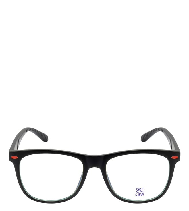 SeeSaw SS3019C147/16 Black Square Eye Frames for Kids