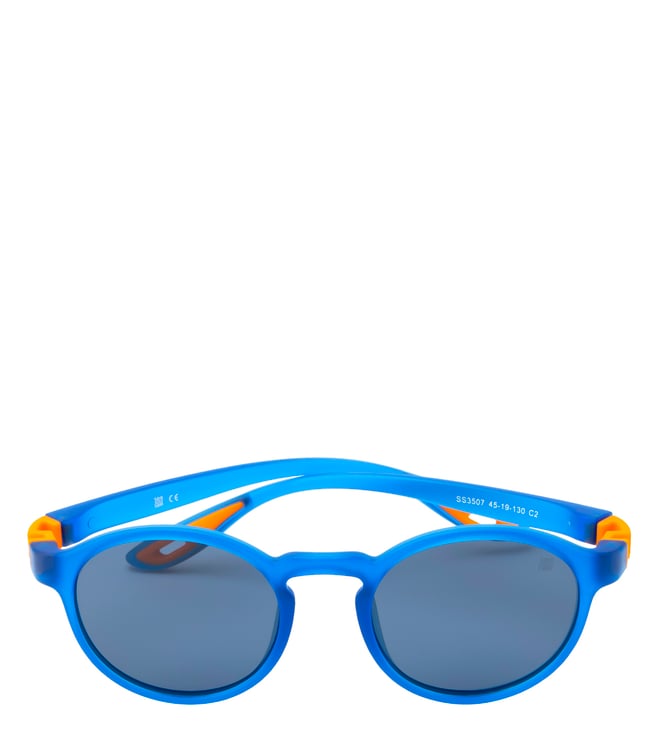 SeeSaw SS3507C245/19 Black UV Protection Round Sunglasses for Kids