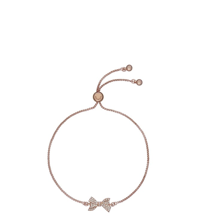 Buy Ted Baker Gold Layah Logo Rope Heavy Chain Bracelet for Women