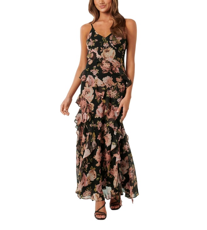 Forever new floral tiered maxi clearance dress