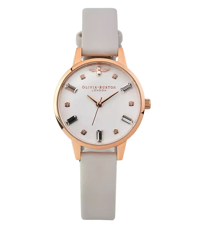 Olivia burton Mini Dial Analog White Women's Watch-OB16CC50 - SaumyasStore