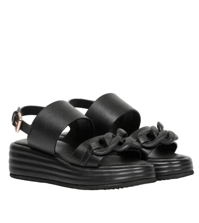 Chunky Black Sandals - Platform Sandals - Lug Sole Sandals - Lulus