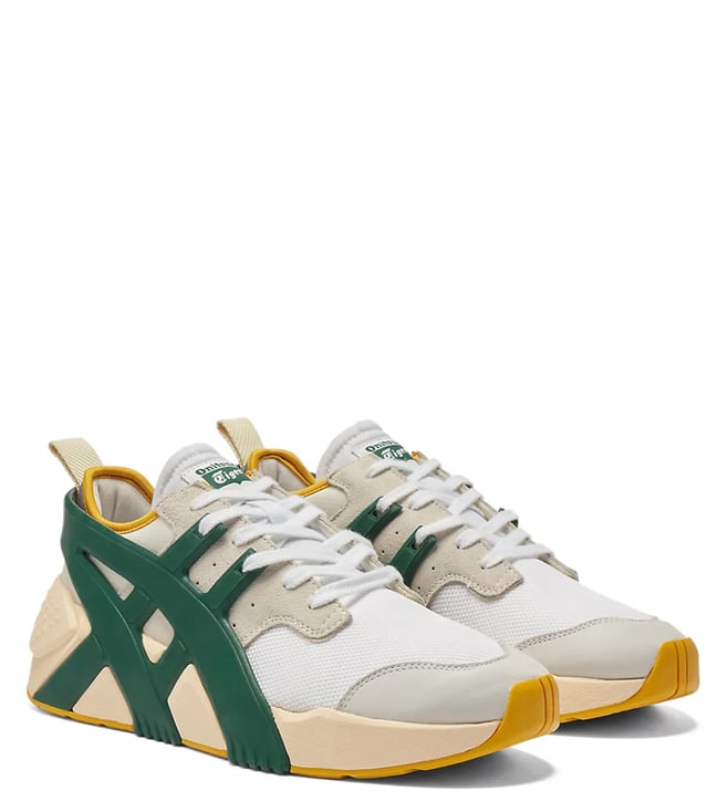 Buy Onitsuka Tiger BIG LOGO TRAINER 2.0 White Pine Green Sneakers Online Tata CLiQ Luxury