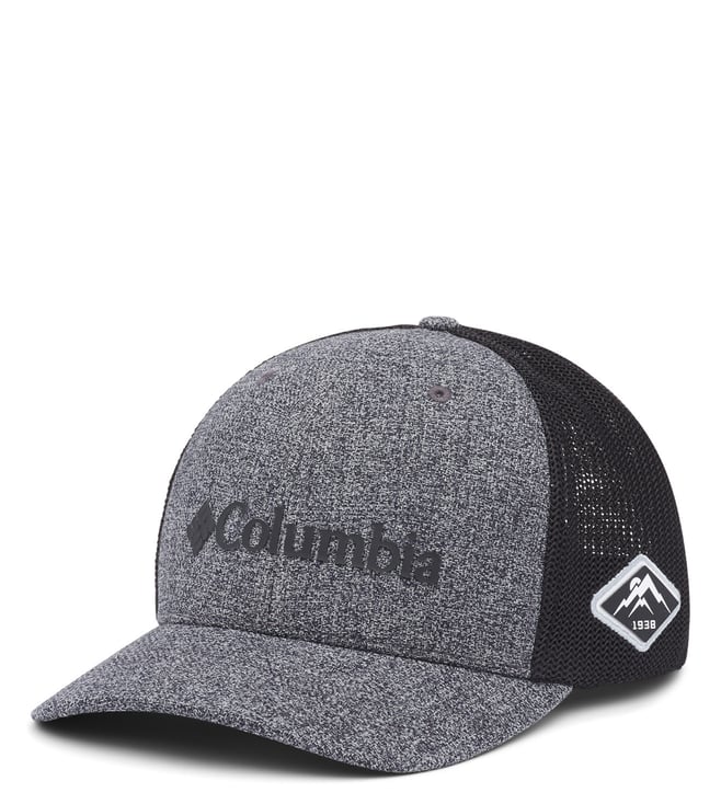Columbia Unisex Grey Mesh Snap Back Cap - High Crown