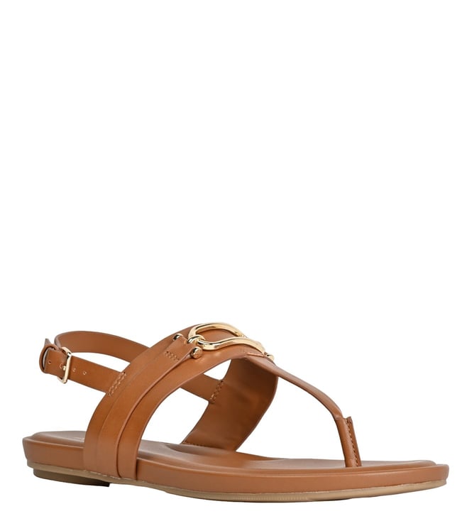 Buy Aldo Cognac Mecia Back Strap Sandals for Women Online Tata