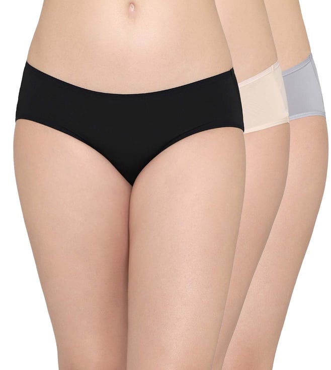 Buy B-Smooth High Waist Full Coverage Solid Hipster Seamless Panty - Black  Online