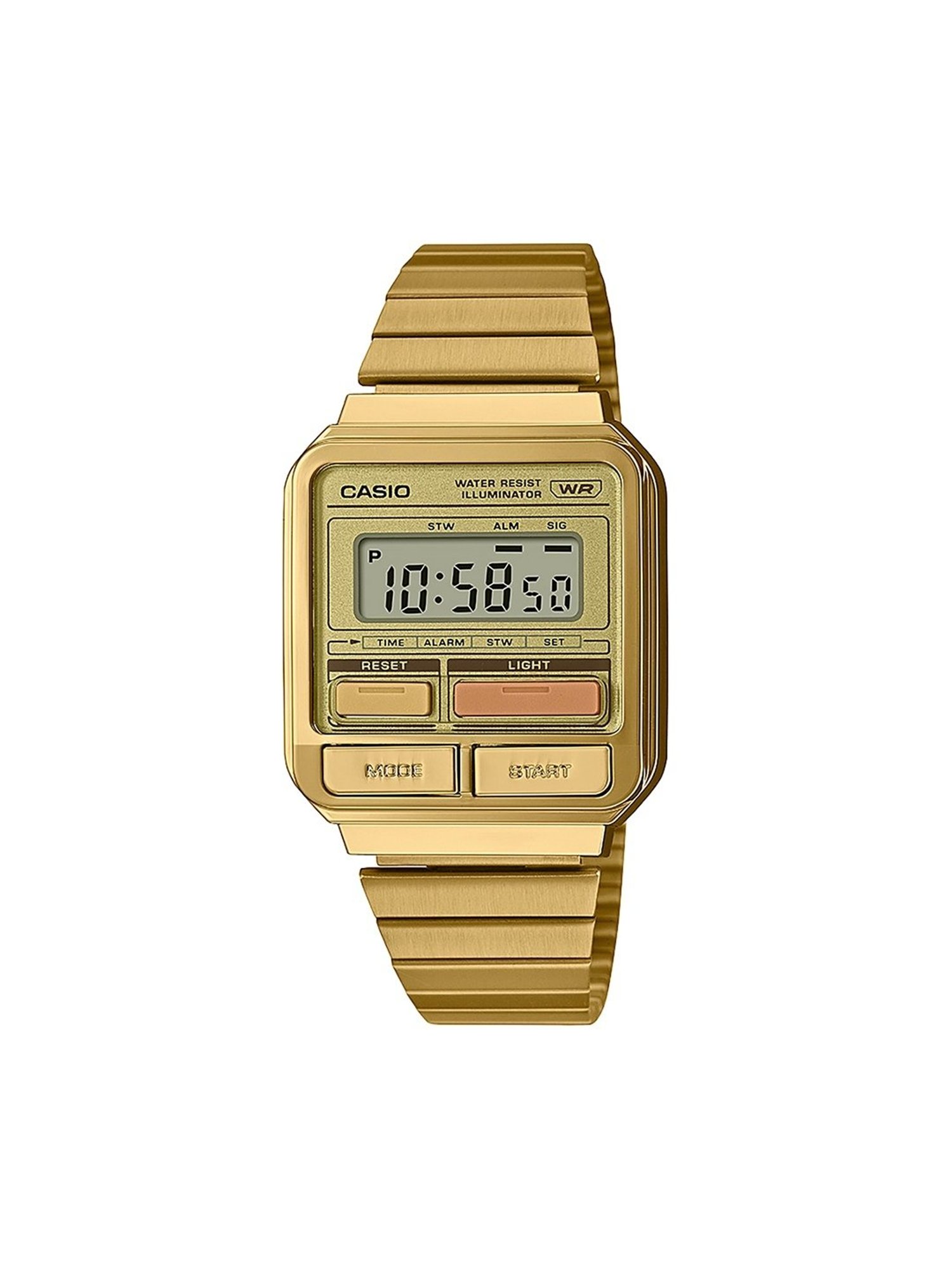 Solid gold best sale digital watch