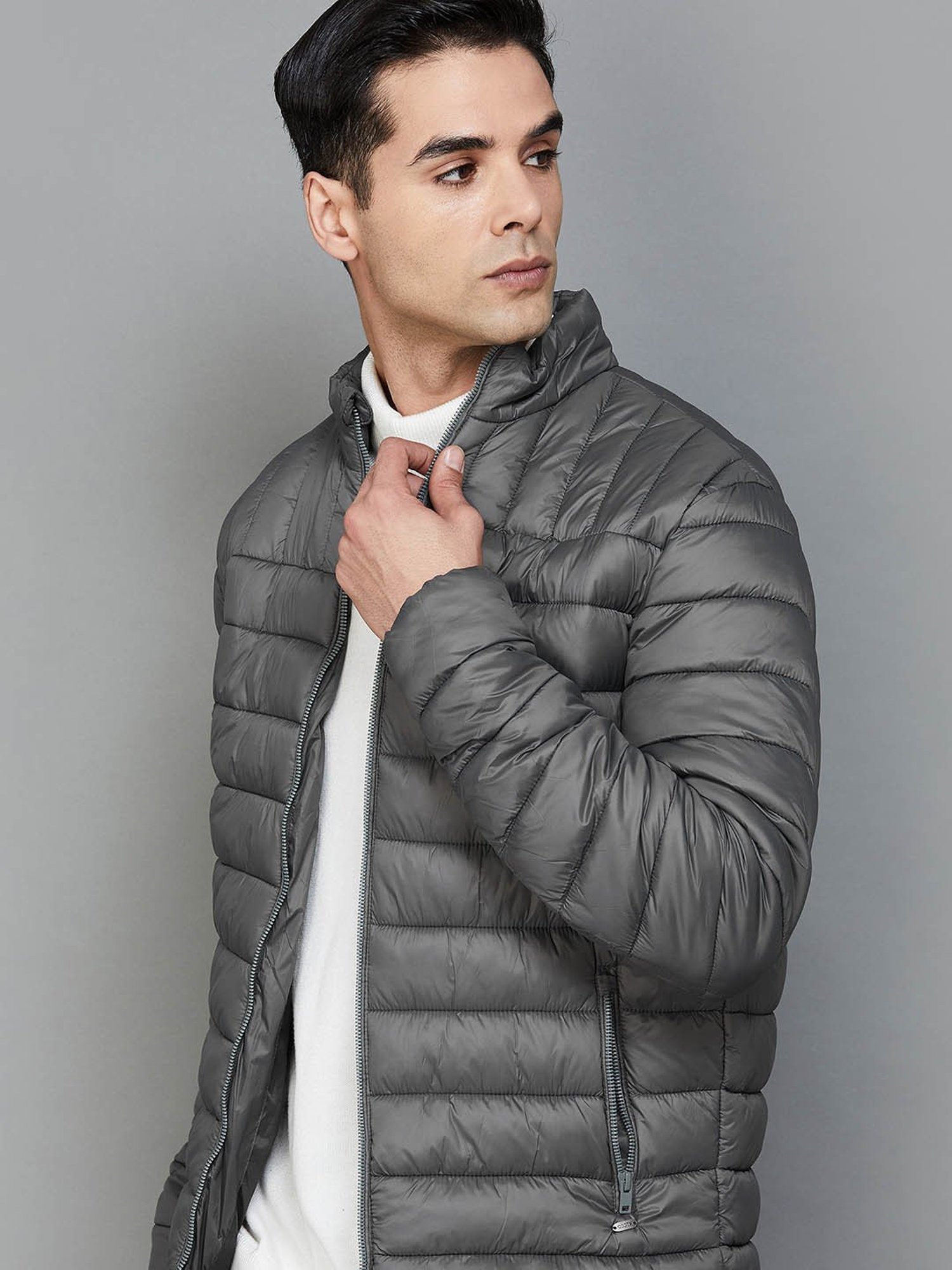 Buy Lee Cooper Men's Blouson Jacket (1002427105003_M Stone_XL) at Amazon.in