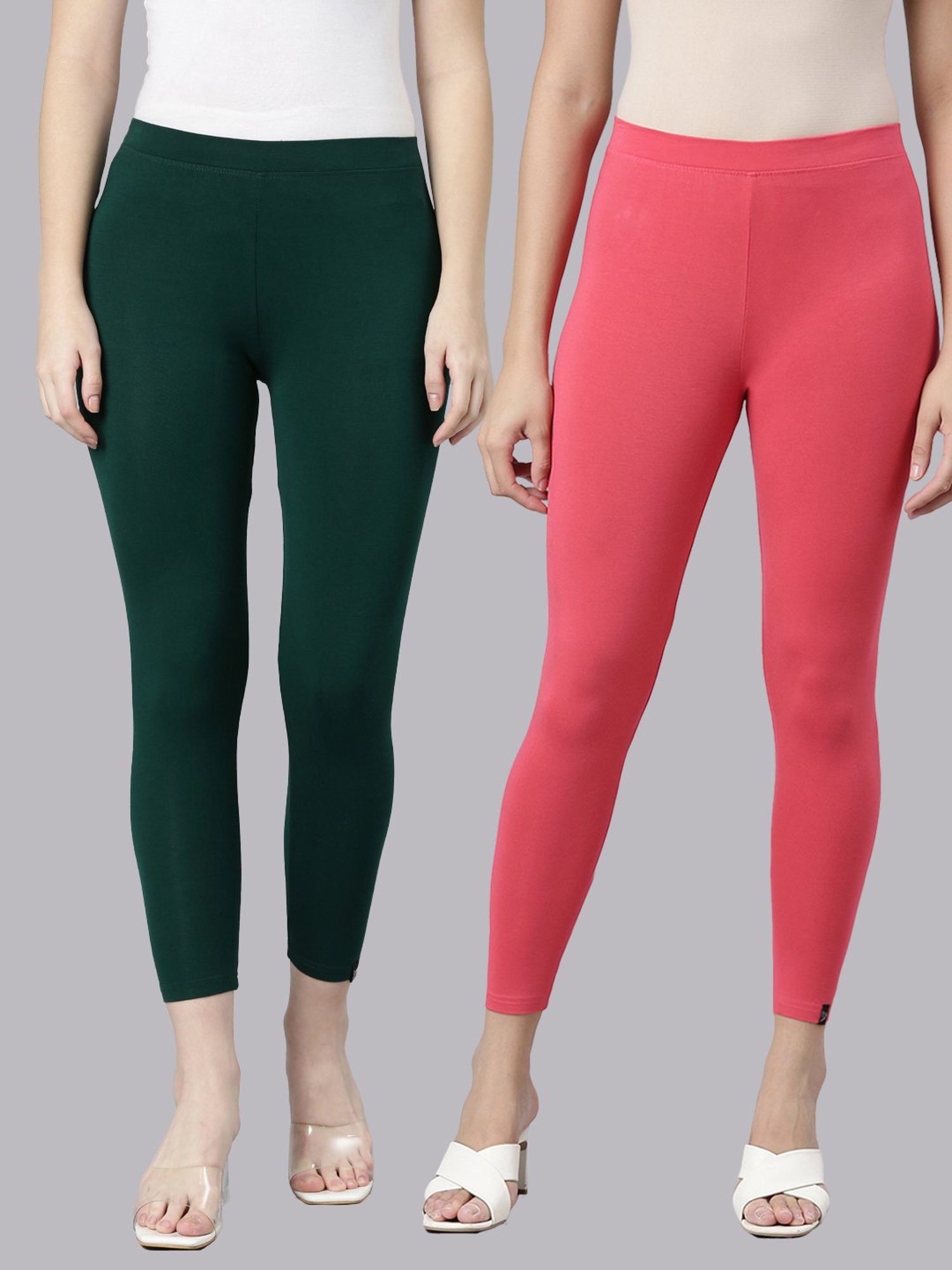 Buy Blue Leggings for Women by Twin Birds Online | Ajio.com